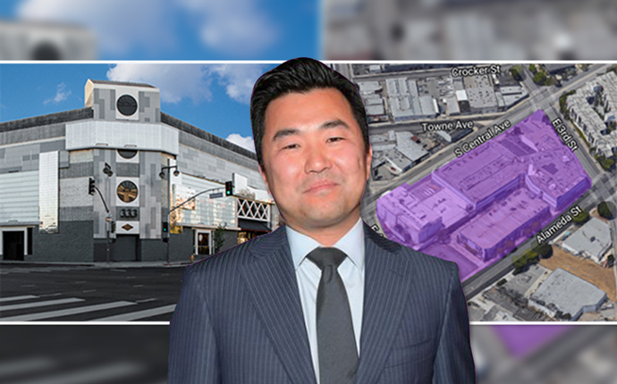 David Ryu with a Little Tokyo Galleria rendering