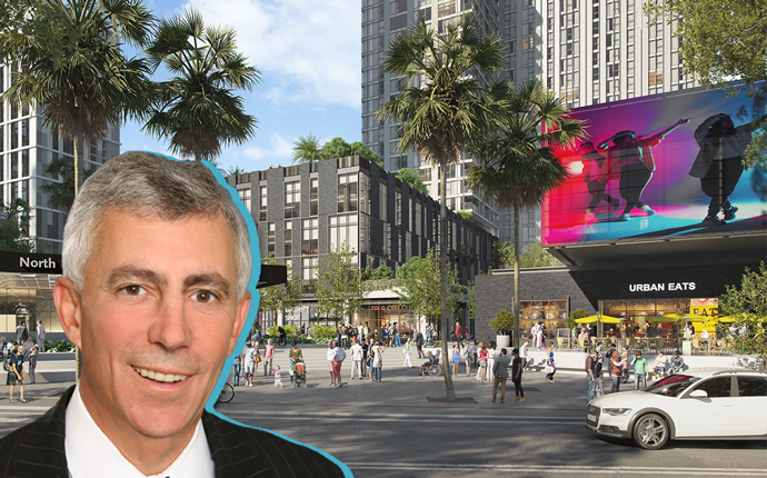 Matt Khourie Chief Executive Officer of Trammell Crow and a rendering of the project