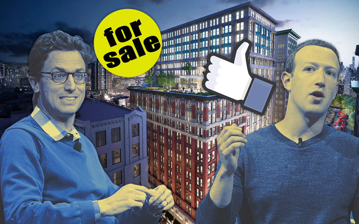 225 Park Avenue South, Buzzfeed CEO Jonah Peretti and Facebook CEO Mark Zuckerberg (Credit: Getty Images)