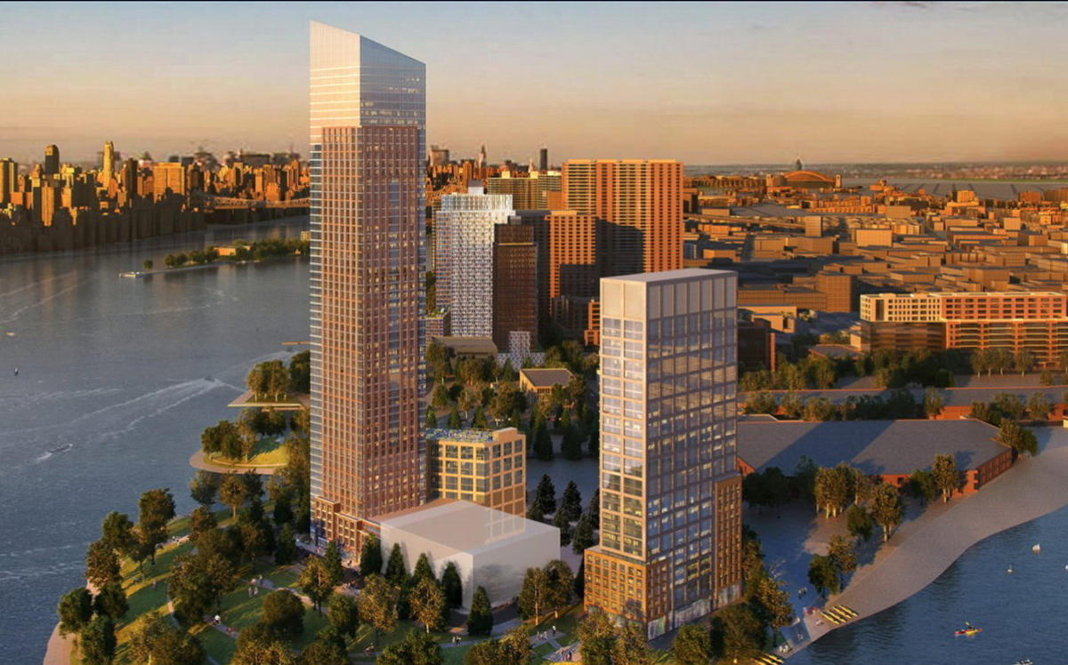 A rendering of Hunters Point South