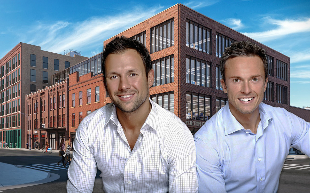 905 West Fulton Market and DineAmic founders David Rekhson and Lucas Stoioff (Credit: Thor Equities)