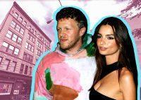 Sebastian Bear-McClard and Emily Ratajkowski with 49 Bleecker Street (Credit: Getty Images and Google Maps)