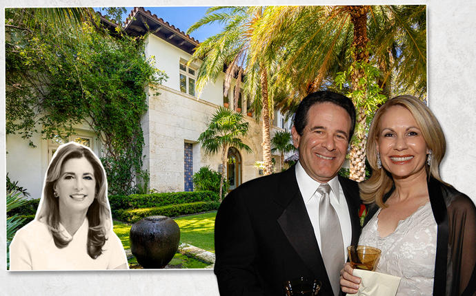 From left: Jill Hertzberg and 1633 North View Drive, and Dr. Arthur Agatston and Sari Agatston (Credit: Getty Images)