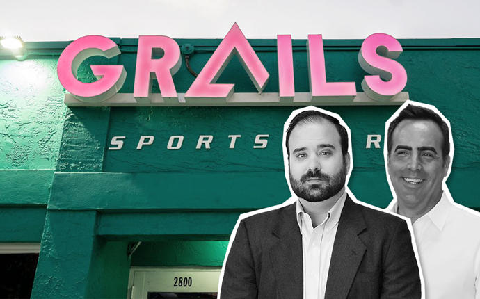 Grails Sports Bar, Tony Arellano and Devlin Marinoff