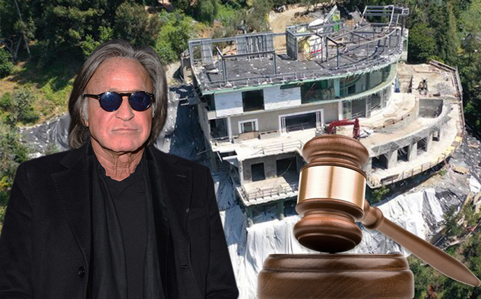 Mohamed Hadid and the mansion (Credit: Getty Images, iStock, and Mega via TMZ)