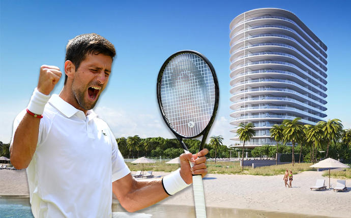 Novak Djokovic and Eighty Seven Park (Credit: Getty Images)