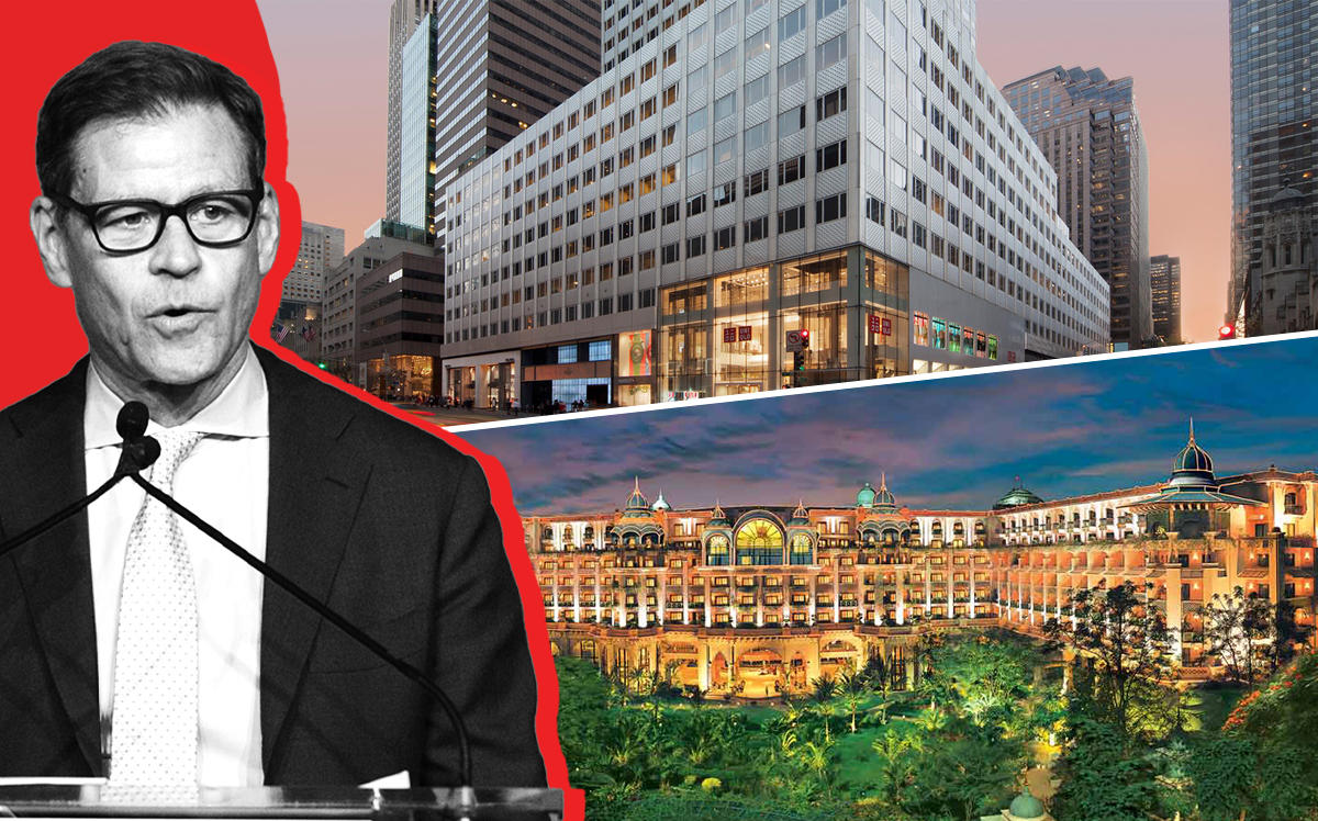 Brookfield's largest-ever $15B property fund has invested in properties from New York (666 Fifth Avenue) to Bangalore (the Leela Palace hotel) (Credit: Brookfield, Getty Images, Leela)