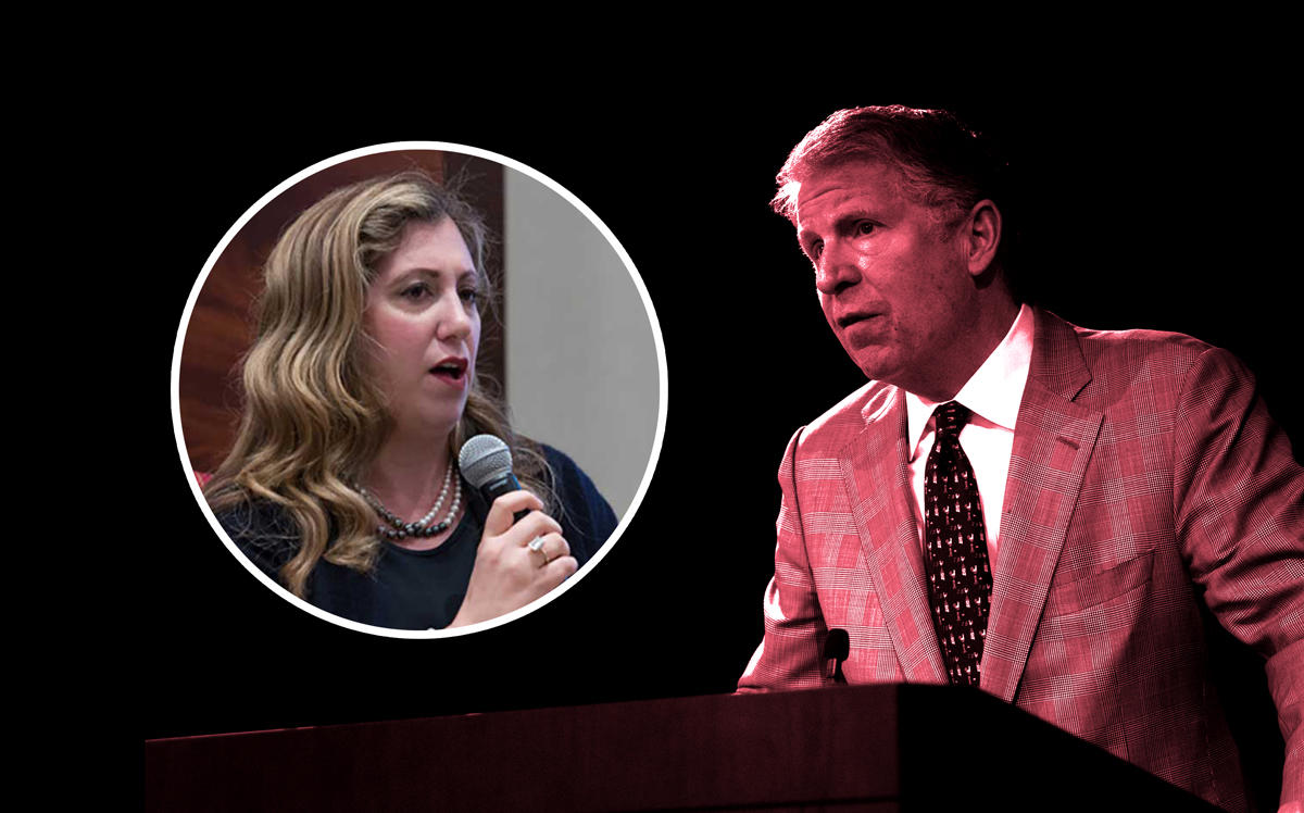Diana Florence (inset) and Cy Vance (Credit: Getty Images, Cornell)