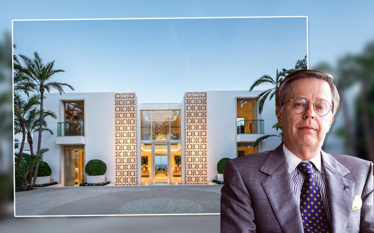 Kent Kresa made $37 million on his Beverly Hills mansion build (Credit: Redfin and Getty Images)