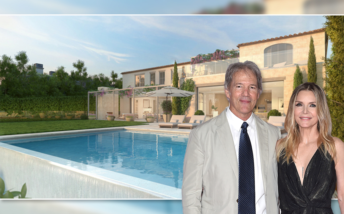Michelle Pfeiffer and David E. Kelley purchase $22.5M Pacific Palisades home (Credit: Compass and Getty Images)