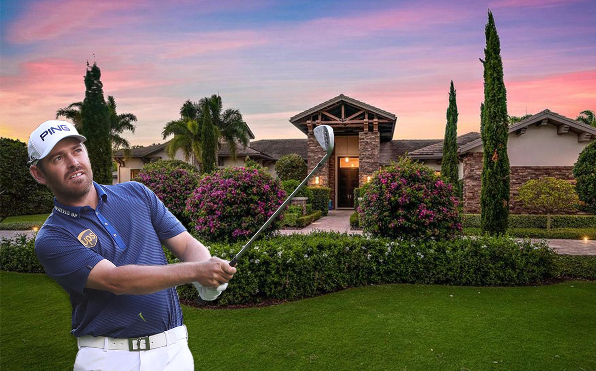Louis Oosthuizen and 12230 Tillinghast Circle (Credit: Getty Images and Realtor)