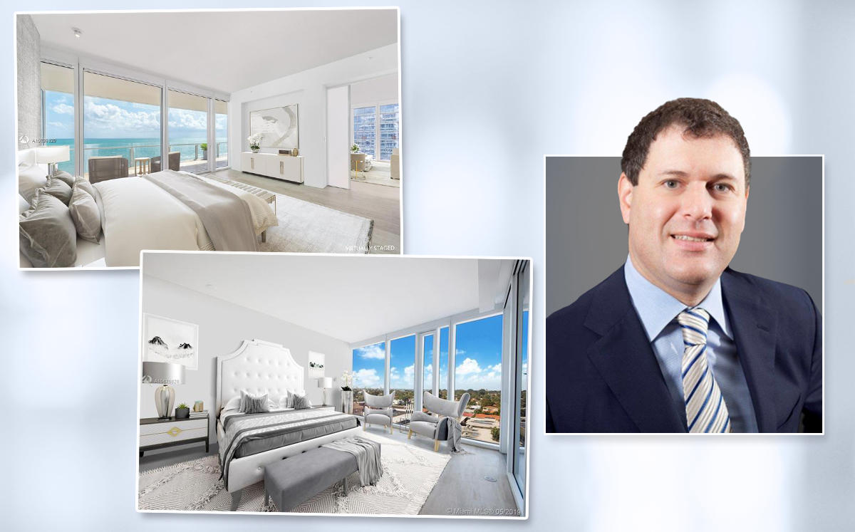 Jonathan Sobel and his units at the Surf Club (Credit: Realtor and Redfin)