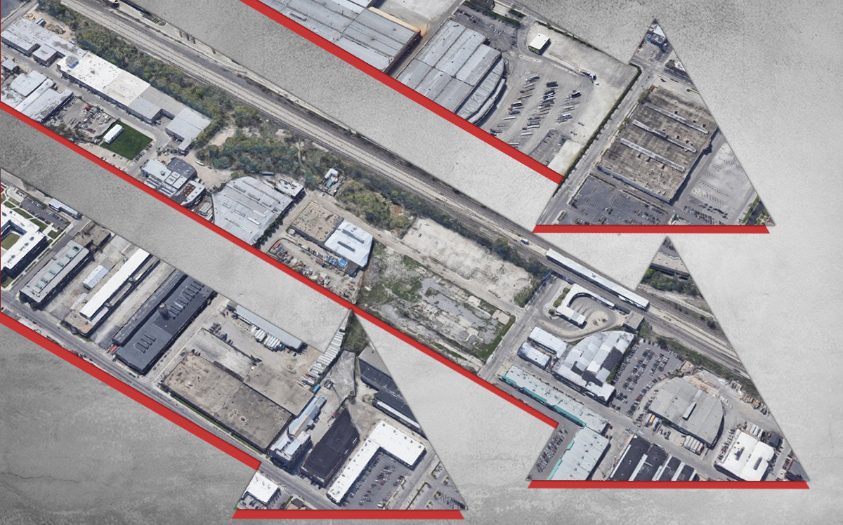 Chicago’s industrial market saw just 364,000 square feet of new supply come online in the last three months of 2019, a sharp drop. (Credit: Google Maps)
