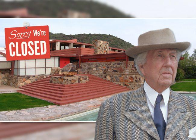 Frank Lloyd Wright and the School of Architecture at Taliesin Arizona Campus (Credit: Getty Images and Wikipedia)