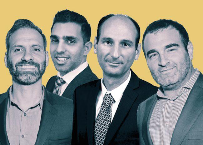 From left: Bond New York's Noah Freedman, Caliber's Levi Adir, Shai Gruber and Bond New York's Bruno Ricciotti (Credit: Caliber)