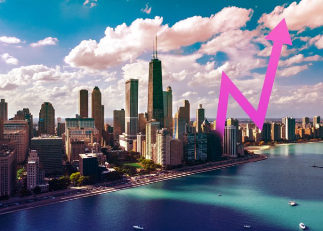 Chicago saw more than 2 million square feet of new space absorbed into the Downtown office market (Credit: iStock)