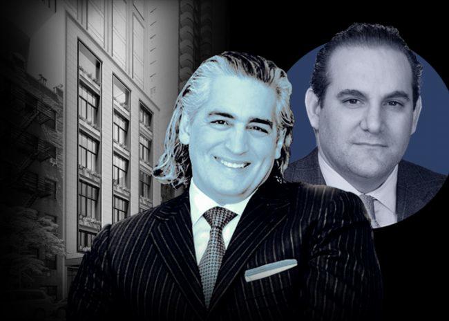 From left: a rendering of 3 Sutton Place, Joseph Beninati and Gamma Real Estate's Jonathan Kallikow