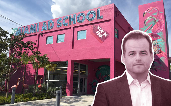 Kobi Karp and the Miami Ad School property (Credit: Wikipedia)