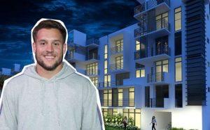 Nick Bosa and a rendering of 30 Thirty North Ocean (Credit: Getty Images)
