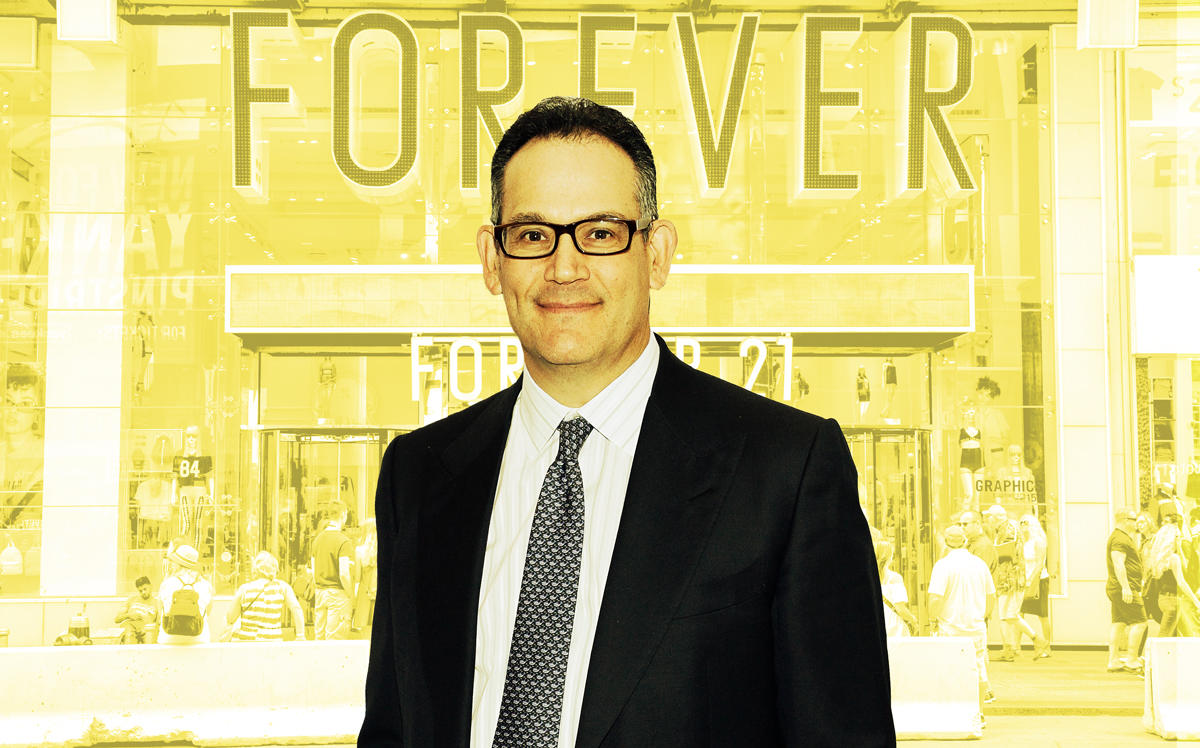 Simon Property CEO David Simon and Forever 21 (Credit: Getty Images)