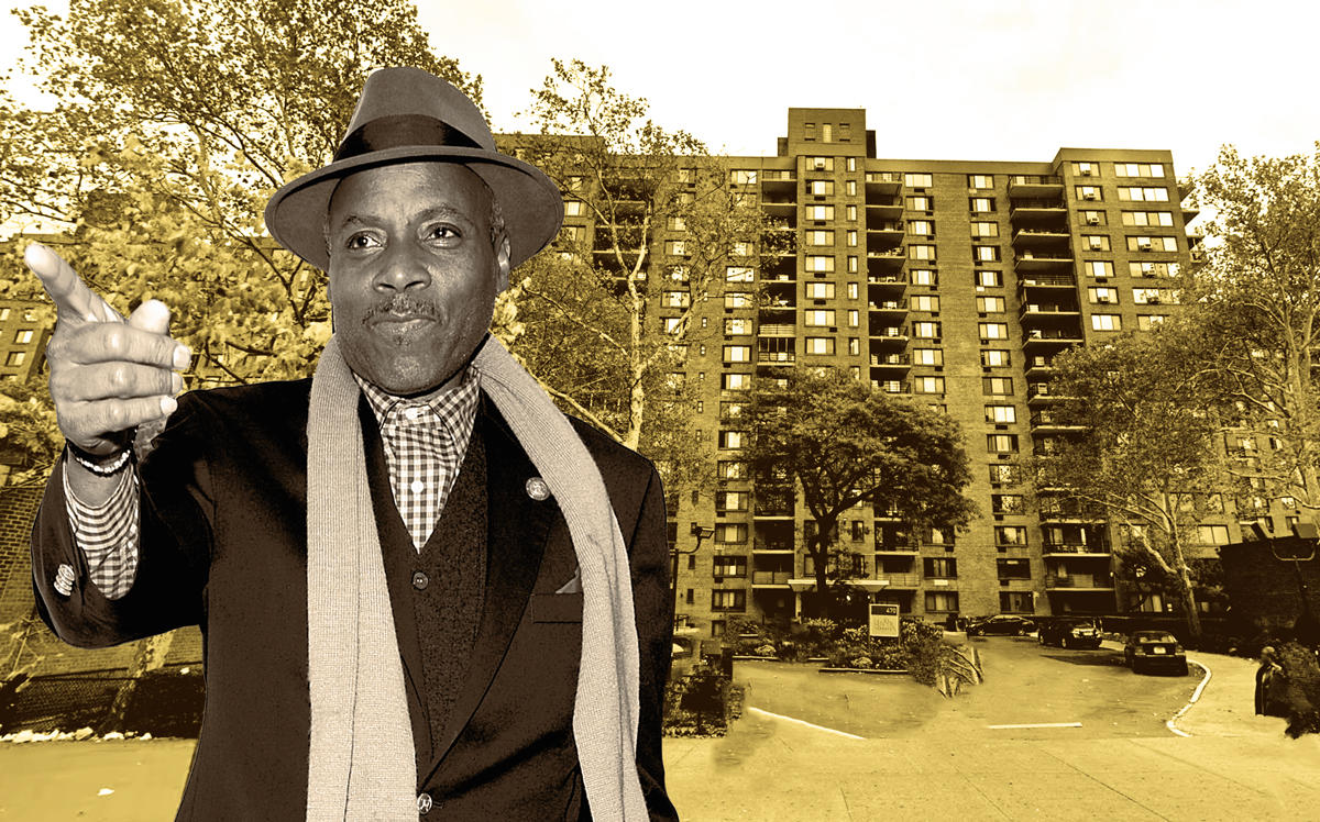 City Council member Bill Perkins and Lenox Terrace 484 Lenox Avenue (Credit: Getty Images and Google Maps)