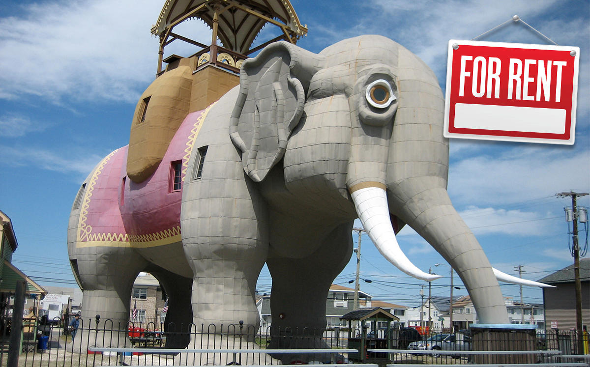 Lucy the Elephant is for rent (Credit: iStock)