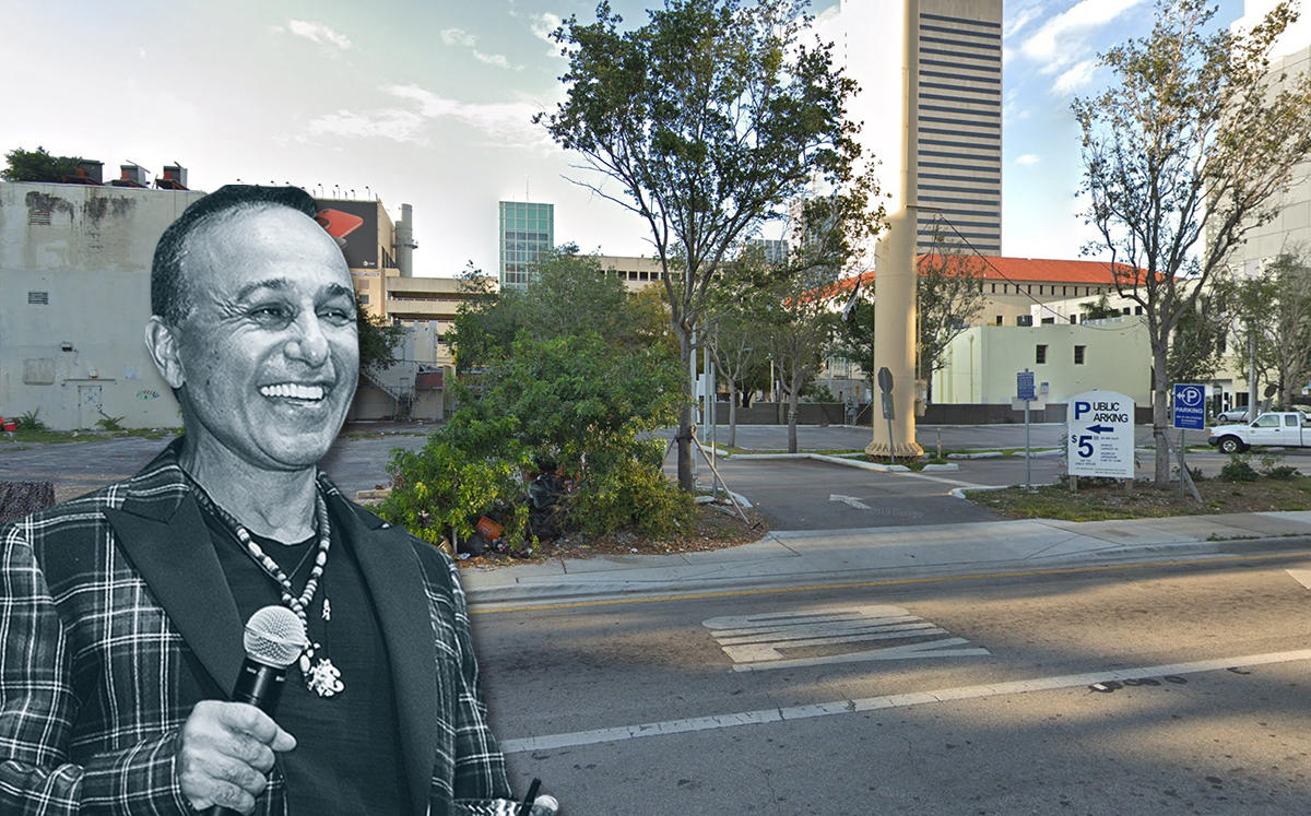Moishe Mana and 201 Southwest First Street (Credit: Google Maps)