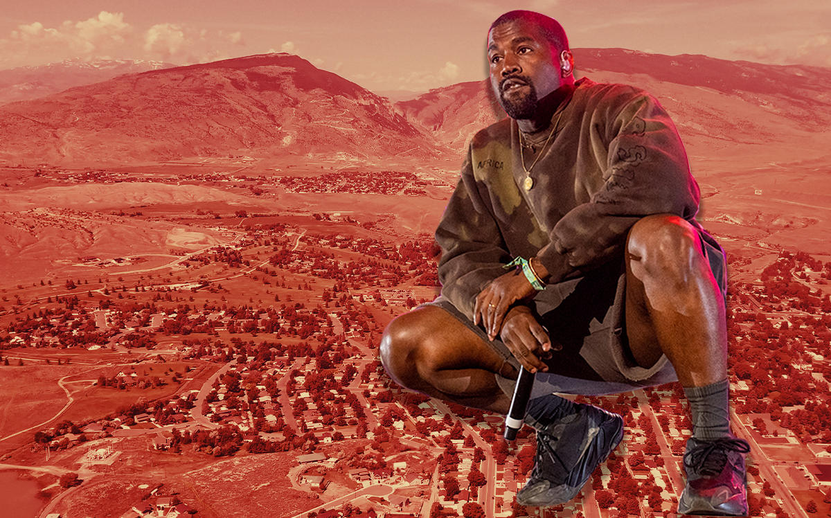 Kanye West and his family seem to be fitting in with the small town community of Cody, Wyoming (Credit: Wikimedia Commons, Photo by Timothy Norris/Getty Images for Coachella)
