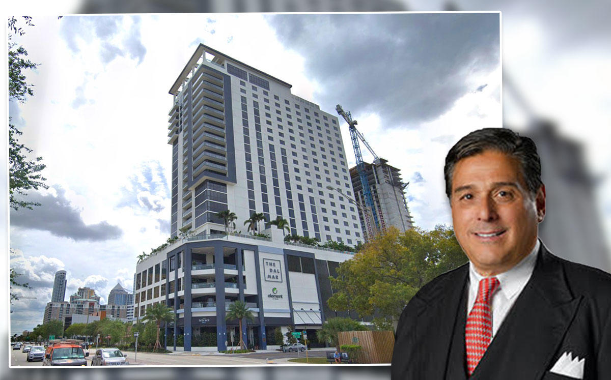 Howard Wurzak’s development firm is suing over delays and defects at the double branded Dalmar and Element hotel