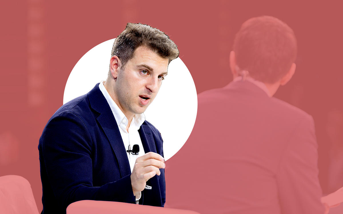 Airbnb CEO Brian Chesky (Photo by Mike Cohen/Getty Images for The New York Times)