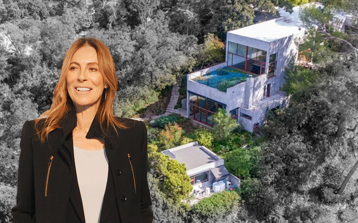 Kathryn Bigelow and the home (Credit: Trisha Leeper/FilmMagic/Getty Images, and Coldwell Banker)
