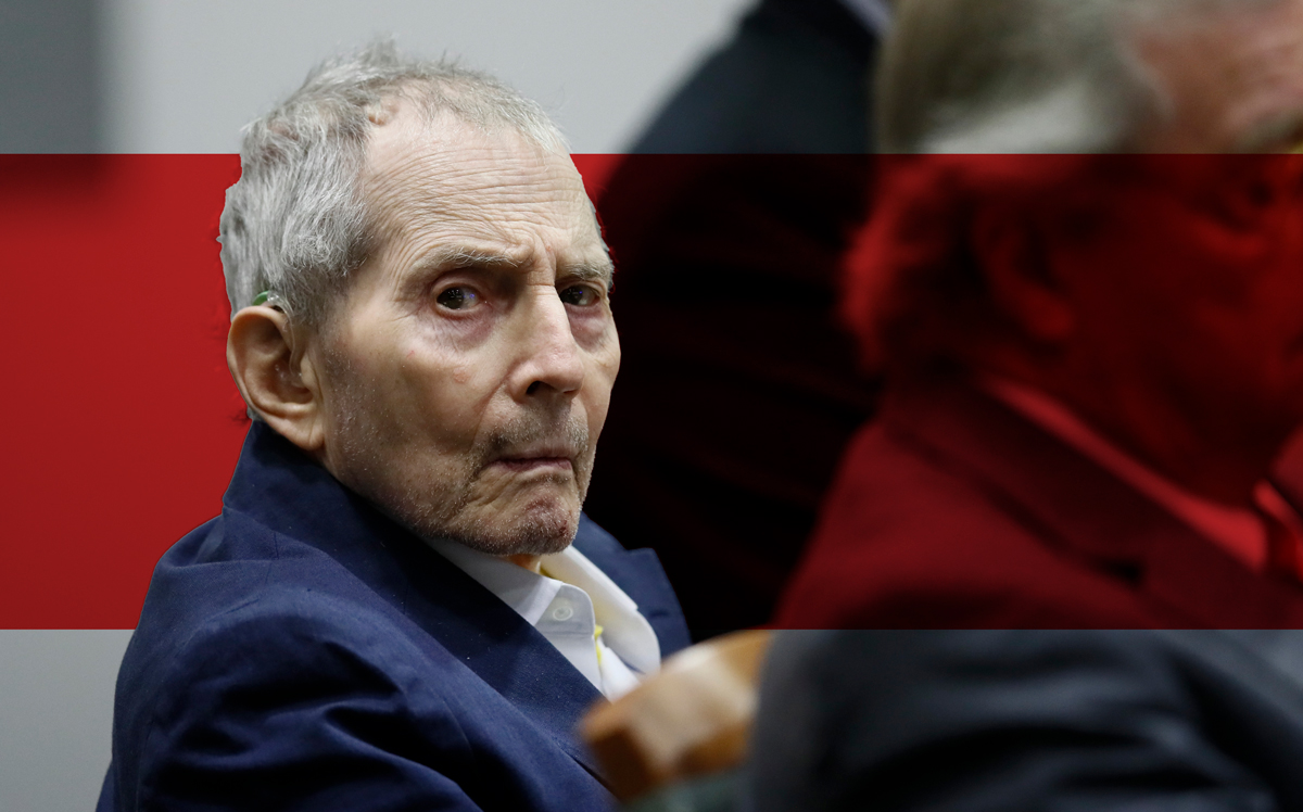 Robert Durst appears in court for during opening statements in his murder trial on March 4, 2020 in Los Angeles (Photo by Etienne Laurent -Pool/Getty Images)