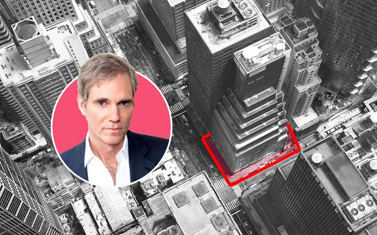 Safehold’s Jay Sugarman and 685 Third Avenue (Credit: iStar and Google Maps)