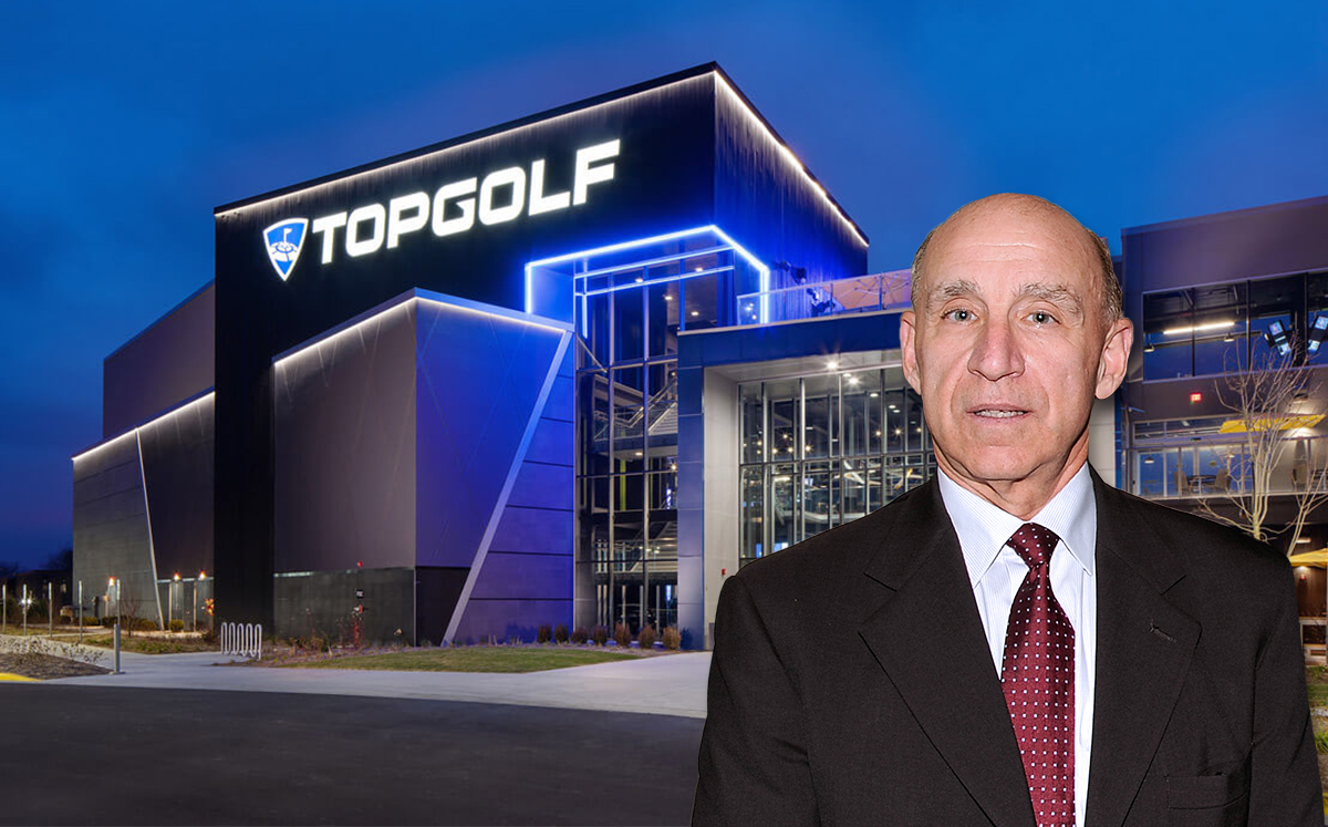 CEO of VEREIT Real Estate Glenn Rufrano and Topgolf at 2050 Progress Parkway (Credit: Andrew H. Walker/Getty Images and TOPGOLF INTERNATIONAL, INC.)