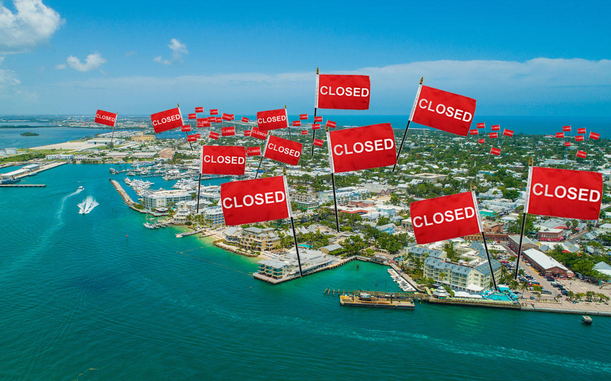 A photo illustration of Key West (Credit: iStock)