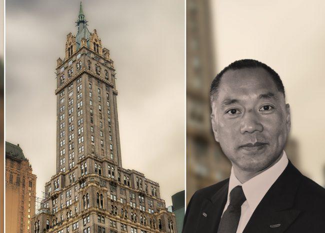 Sherry-Netherland Hotel at 781 Fifth Avenue and Guo Wengui (Credit: iStock)