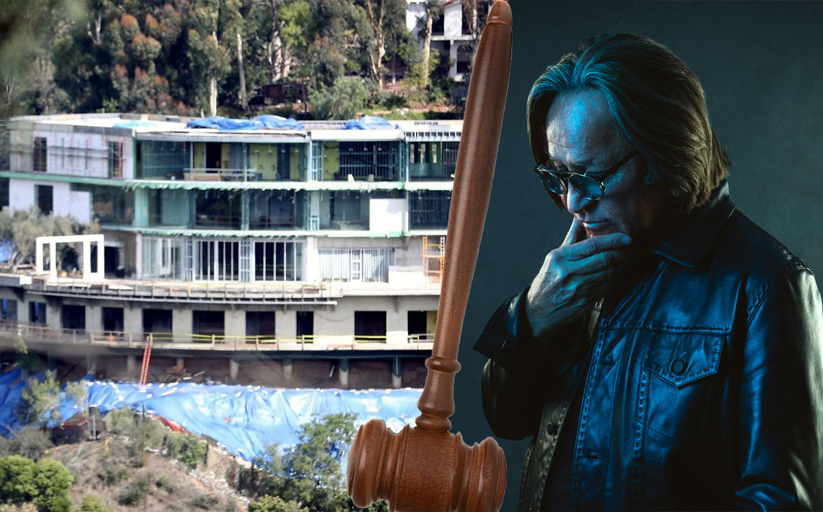Mohamed Hadid and the mansion (Credit: Kevin Scanlon)