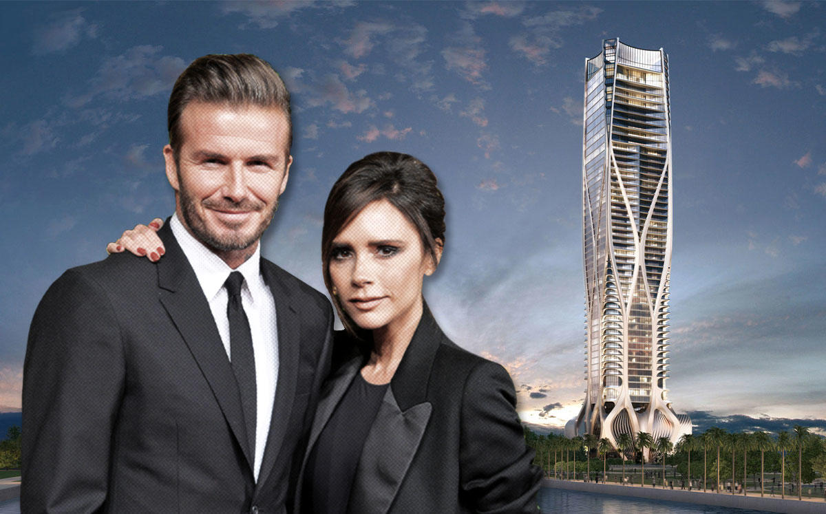 David Beckham and Victoria Beckham with One Thousand Museum (Credit: Anthony Harvey/Getty Images)