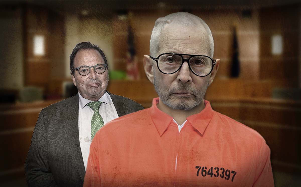 Robert Durst (right), and his brother Douglas Durst, chairman of Durst Organization (left) (Credit: Jae C. Hong-PoolGetty Images, and Patrick McMullan/Patrick McMullan via Getty Images)