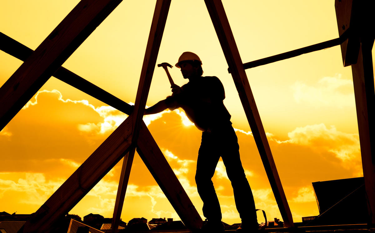 U.S. housing starts and permits are up from last year, but experts say the coronavirus could hit construction hard. (Credit: iStock)