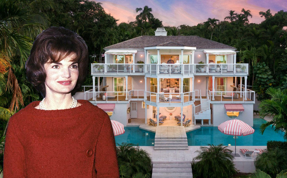 Jackie Kennedy Onassis and the Bahamas home