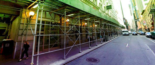 Street view of the retail space at 229 West 43rd Street (Credit: Google Maps)