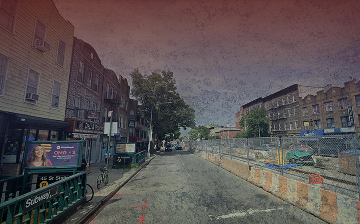 A deserted Brooklyn retail corridor along 4th Avenue in Park Slope (Credit: Google Maps)