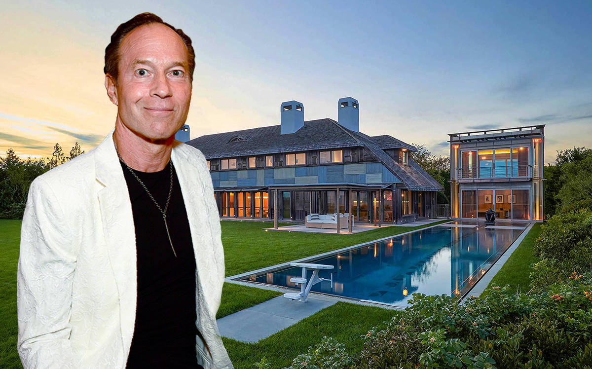Barry Rosenstein and his Hamptons home (Credit: Aurora Rose/Patrick McMullan via Getty Images, Bespoke Real Estate) 