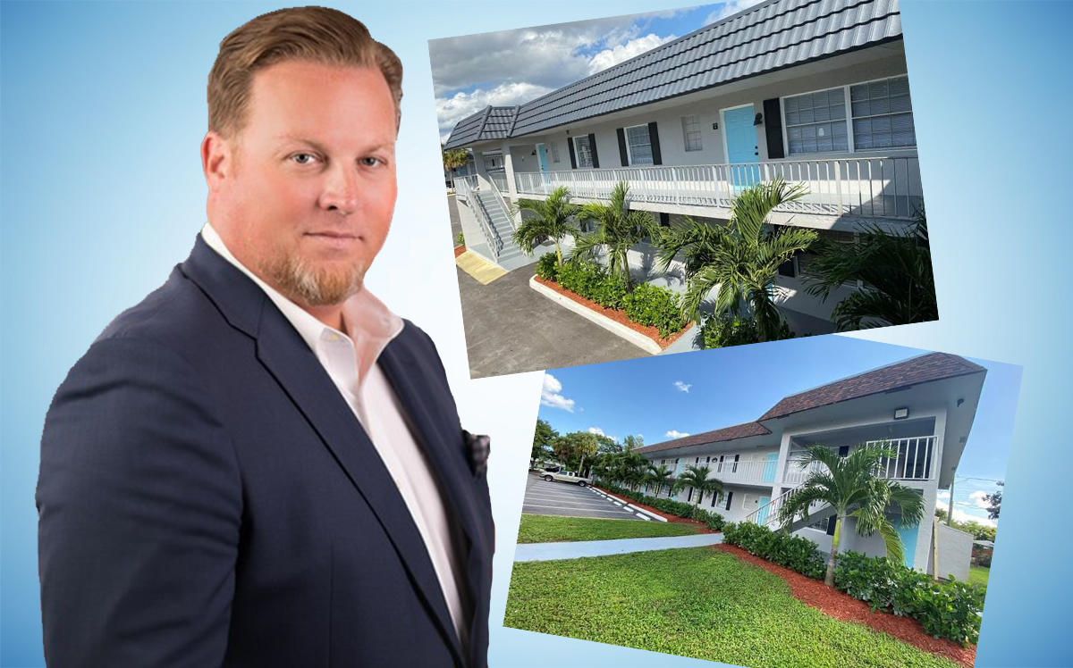 CapRate Commercial Real Estate Advisors’ Bill Berthiaume and Tropical Villas Apartments