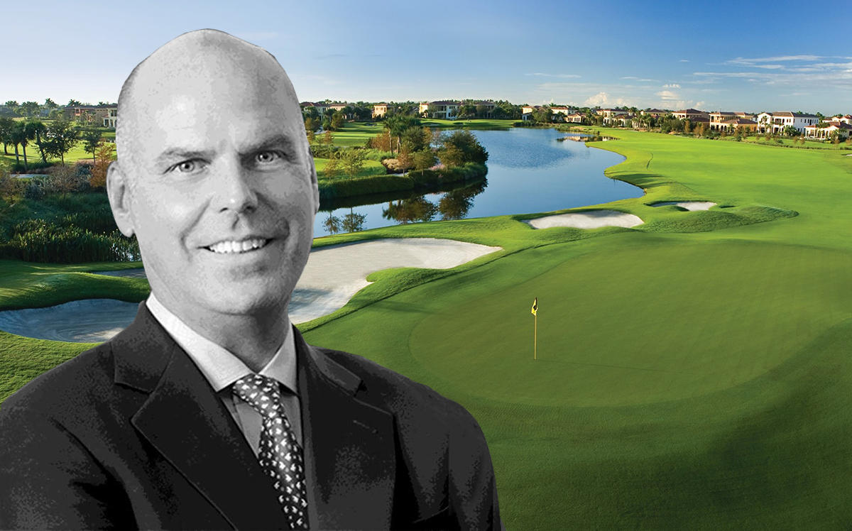 Toll Brothers CEO Douglas C. Yearley Jr. and Parkland Golf & Country Club (Credit: Facebook)