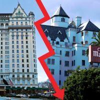 Hotels across the country — including the Plaza Hotel in New York and Chateau Marmont in LA — have shuttered and laid off and furloughed staffers. (Credit: Keith Birmingham/MediaNews Group/Pasadena Star-News via Getty Images; iStock)