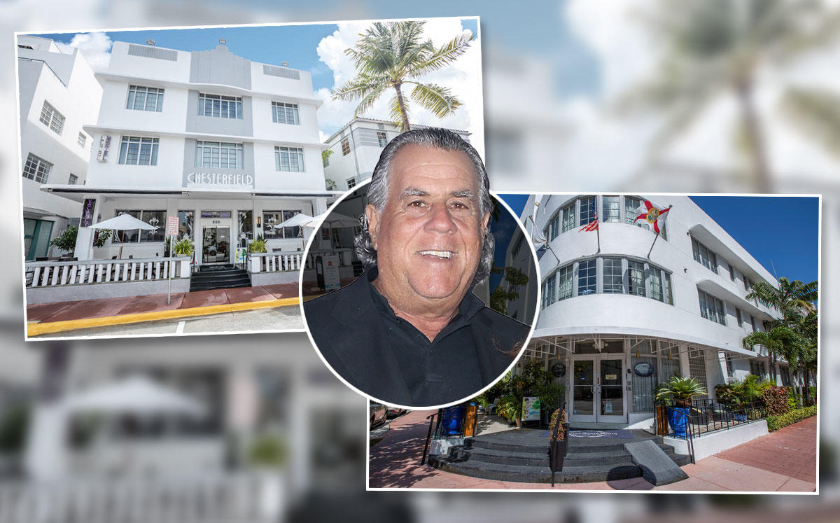 Alan Lieberman with Chesterfield Hotel South Beach at 855 Collins Avenue and Riviera Loft Hotel at 2000 Liberty Avenue