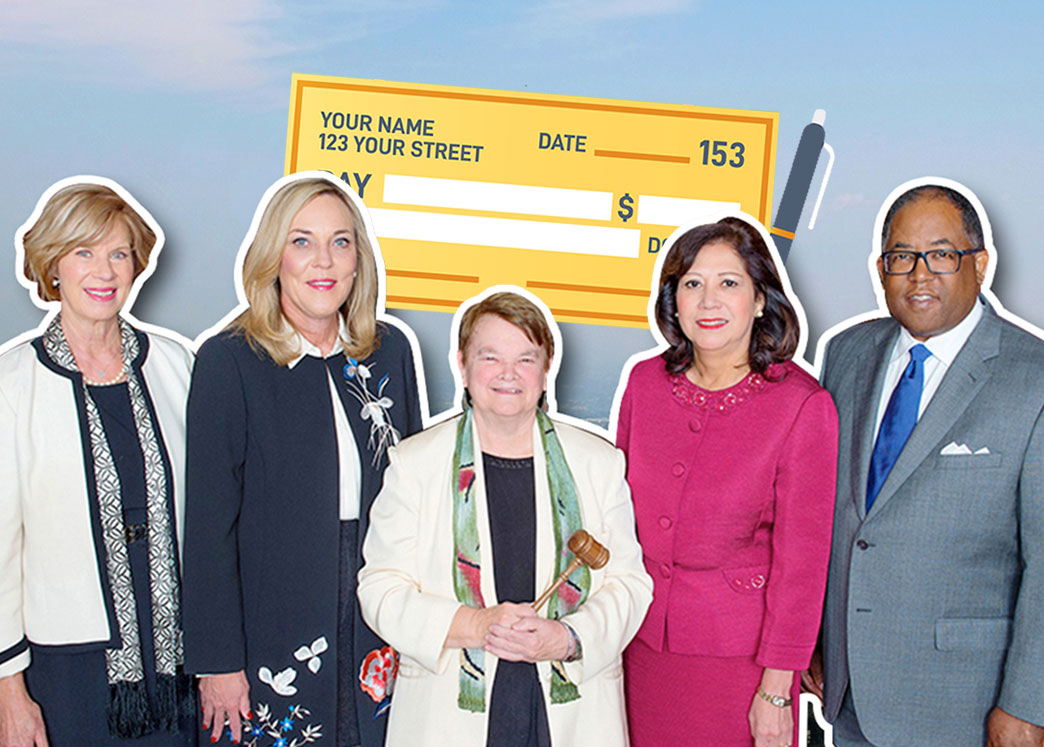 The Los Angeles County Board of Supervisors. From left: Janice Hahn, Kathryn Barger, Sheila Kuehl, Hilda L. Solis, and Mark Ridley-Thomas. (Credit: iStock)