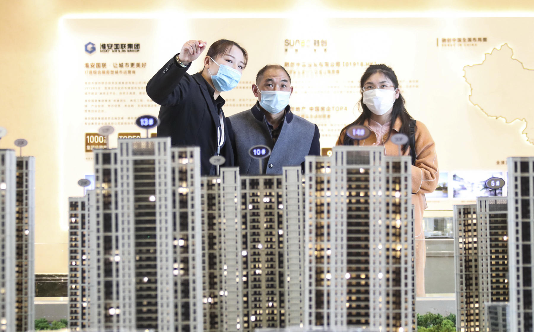 A recent CBRE survey shows that in the wake of coronavirus, office tenants in China are more optimistic than those elsewhere in the Asia Pacific. (Credit: Costfoto/Barcroft Media via Getty Images)